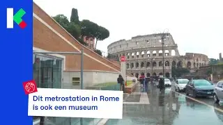 Dit metrostation in Rome is ook een museum
