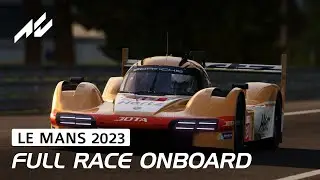 Full Race Onboard David Beckmann Porsche 963 LMDh | 2023 24 Minutes of Le Mans | #assettocorsa