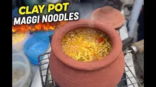 Maggi Cooked In Earthen Clay Pot On Mumbai Streets