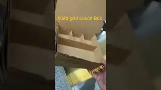 3/4 compartment paper box, biodegradable food meal container tray