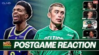 Garden Report: Celtics vs Pelicans Postgame Show on CLNS - C's Get First Win of Season