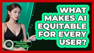 What Makes AI Equitable For Every User? - AI and Machine Learning Explained