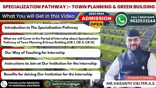 Town Planning & Green Building | Specialization Pathway Diploma Civil Engineering| Vasanth Valter AS