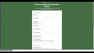 Prequalification - Oregon Centralized Application