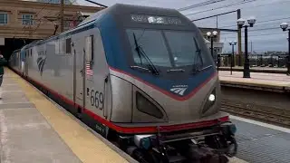 Amtrak ACS-64 Locomotives 669-637 Northeast Regional Secaucus NJ 
