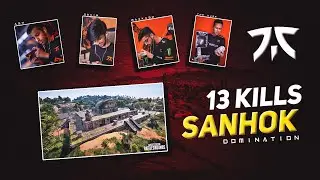 Scrims Gameplay || 13 Kills Win in Sanhok || Team Fnatic pubgm