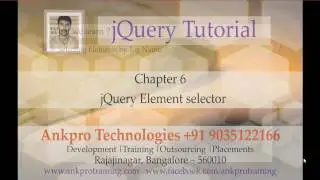 jQuery 6 - Selectors - Tag selector