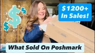 $1200+ In Sales What's Selling On Poshmark For Huge Profits Ship My Sales With Me