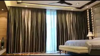 MOTORIZED WINDOW BLACKOUT CURTAINS  & SHEER CURTAINS DUBAI