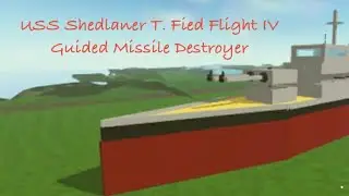 Working Naval Battleship (Build A Ship To Survivors Island)