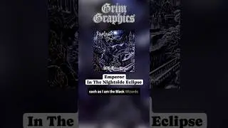 Grim Graphics: Emperor - In The Nightside Eclipse (Overview)#darkarts #metalarts #blackmetal