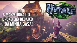 🧙‍♂️😱 HYTALE : O BRUXO DEBAIXO DA MINHA CASA! MORRI FEIO no BOSS! 💀 MASMORRA SECRETA  E DIAMANTES 💎