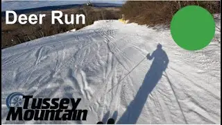 Skiing Deer Run at Tussey Mountain (March 1st, 2025)