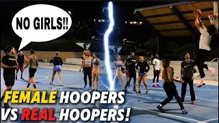 Female Hoopers TRIED to Play & INSTANTLY Got EMBARRASSED!!! (5v5 Pick up)