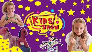 Fun activity for kids, Pony race pretend play !!! My little pony play.