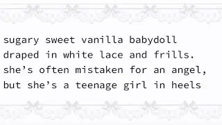 𓊆ྀི༙༷⋆ ๋࣭ 🍼 𓊇ྀི FOUNTAIN OF YOUTH ‧₊˚ babyface, age reversal