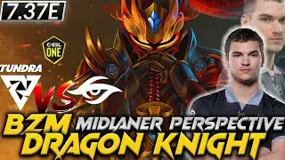 7.37E - BZM Dragon knight The Midlaner : Tundra Esports vs Team Secret ESL 2025 Dota 2 pro Gameplay