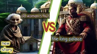 palace vs hut / english story for kids / cartoonmovie / animated / once upon a time