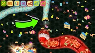 Wormate.io - SHE is on the  NAUGHTY LIST! 😮 (Wormate.io Day 7)