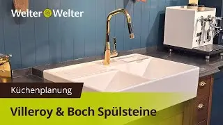 Villeroy & Boch Spülsteine in Küchen planen