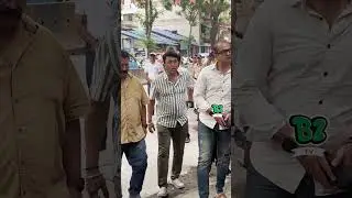 Pushkar Shrotri arrives at the late Atul Parchure residence! #pushkarshrotri #atulparchure #rip