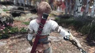 Skyrim SE  Ciri Outfit The Witcher 3