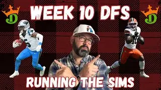 Стратегия и выборы DraftKings для 10-й недели NFL DFS | Запустите The Sims с победителем Milly Maker