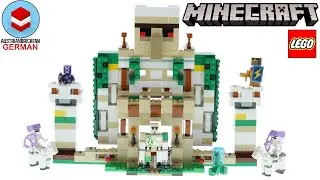 LEGO Minecraft 21250 Die Eisengolem Festung - LEGO Speed Build Review