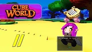 Cube World - Let's Play Ep 11 - DIVINE HARP