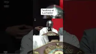 Teofimo Lopez with the luchador mask for press conference #fyp #boxeo #boxing #teofimolopez