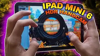 IPAD MINI 6 PUBG/BGMI HANDCAM || 5 FINGER CLAW+ALWAYS ON GYROSCOPE