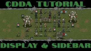 CDDA Tutorial - Main Display & Sidebar Options