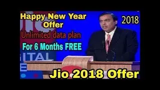 Jio happy new year plan 2018.