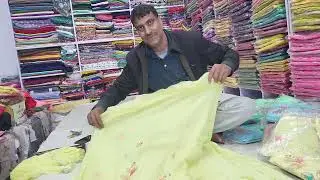 DALAL vasatar Bandar masudpur (hisar) online shopping 🛍 no.9728199074  new organza shot fabric. Sale