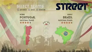 FIFA Street 3 (PS3) - Portugal VS Brazil