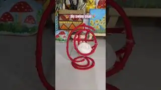 diy swing chair 🪑#karabi #diy #viralreels #highlights #swing #chair #viralcraft#handmade#craftideas