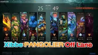 Dota2 Pro Player - Xibbe PANGOLIER | Off lane | 2020 | Replay Full Match