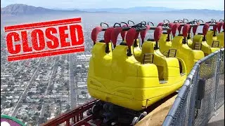 World’s HIGHEST Roller Coaster CLOSED Forever, but Why? | Meet the STRAT's High Roller!