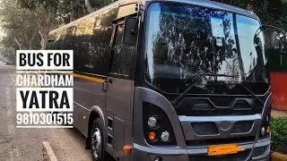 Best Bus Service In Haridwar | Mini Bus Booking From Haridwar For Chardham Yatra | 18 Seater AC Bus