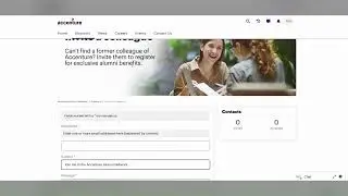 Accenture Alumni Portal Tour