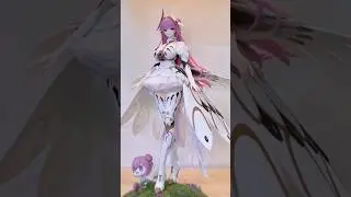 Hand-sculpted Doro from Nikke: Goddess of Victory 胜利女神 桃乐丝 #clayart #cosplay  #doro #胜利女神 #nikke