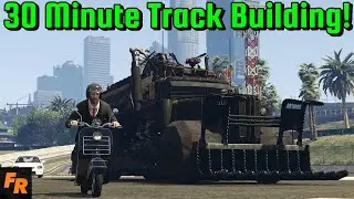 30 Minute Track Building Challenge -  Gta 5 Racing Live!