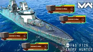 FGS F126 🔥With Swarmer - 2 ATLAS Combo TOO Strong - Modern Warships Epic Gameplay