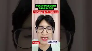 Principal and Vp Course on 3500 Rs Heavy Discounted Prices #upsc #kvs #nvs #emrs