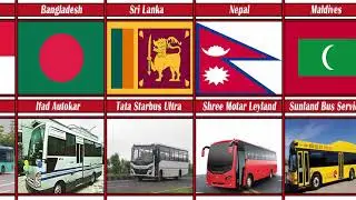 Bus From Different Countries | Bus Manufacturers From Different Countries | Nisha Data