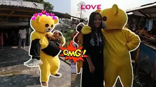 Kissing hugging cute girl of Arunachal pradesh | Teddy prank