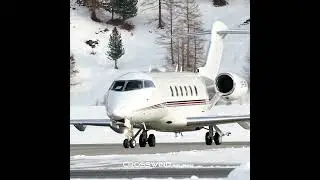 Bombardier Challenger 350 | NetJets Europe | Engadin Airport 02.01.2022