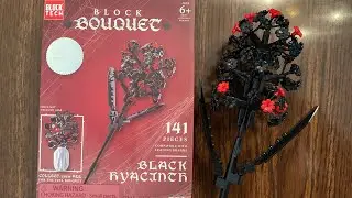 Давайте построим блок Tech Block Bouquet Black Hyacinth | Five Below, совместимый с LEGO
