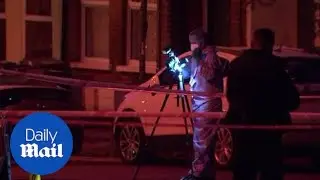 Forensic police attend scene after fatal stabbing in Barnet