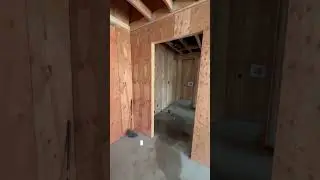 1 bed 1 bath ADU garage conversion walkthrough at rough. 🏗️